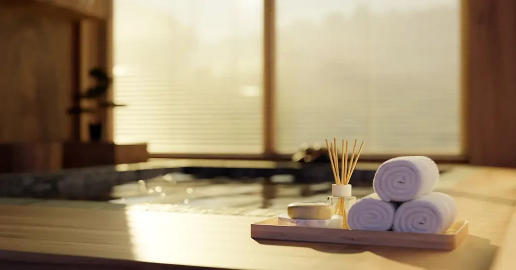 ออนเซ็นแบบญี่ปุ่น